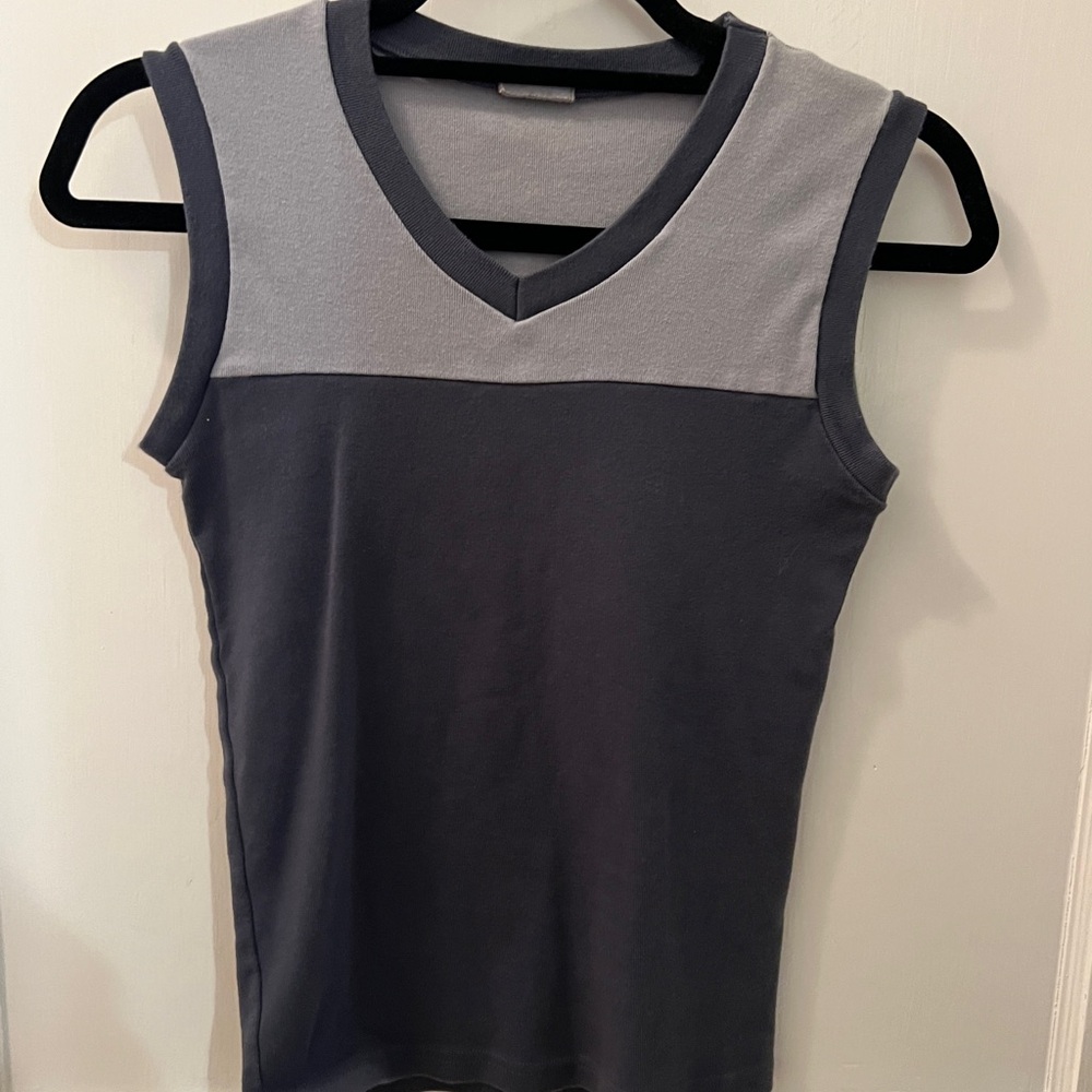 John Galt Brandy Melville tank top, one size, navy blue